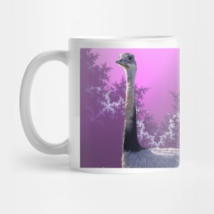 Rhea on Purple Fractal Mug